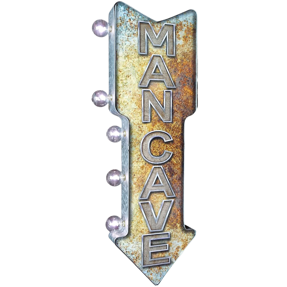 Man Cave LED Arrow Sign