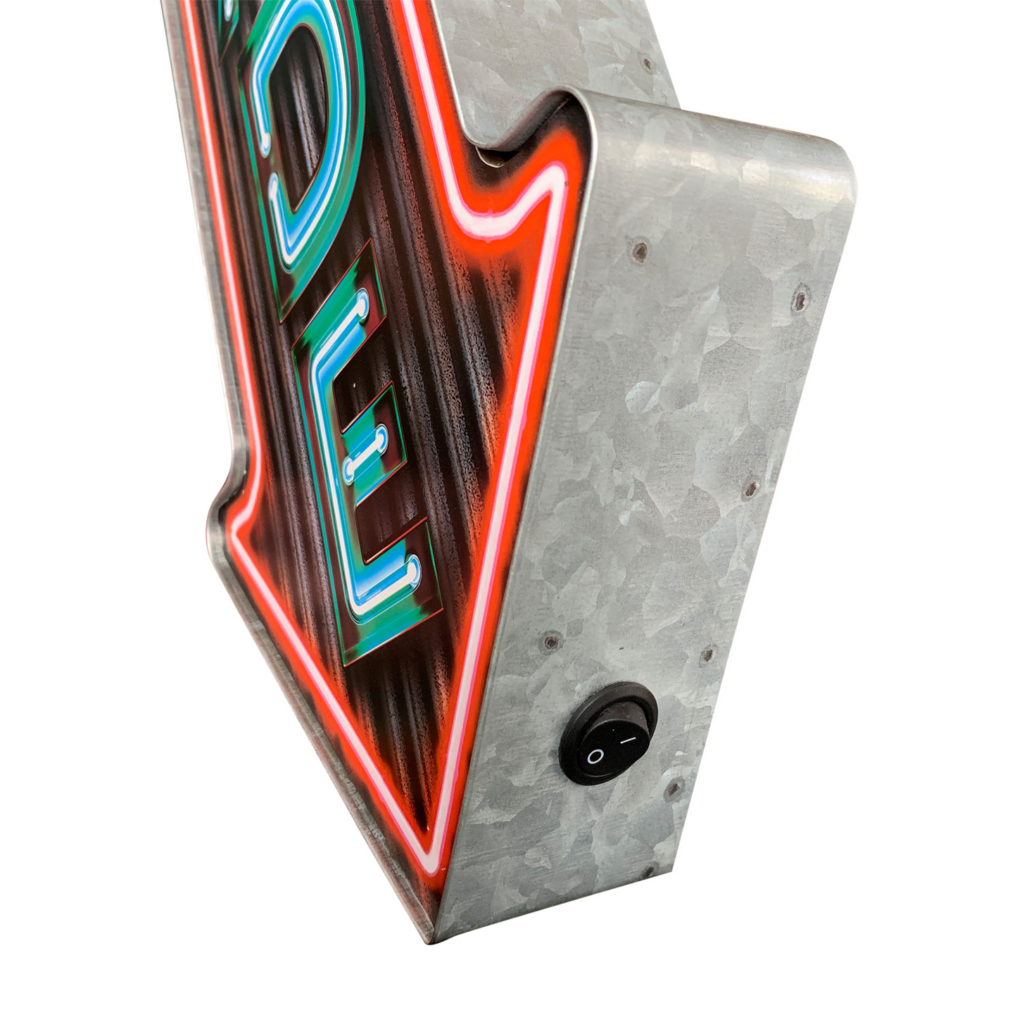 Arcade Neon Print LED Arrow Sign