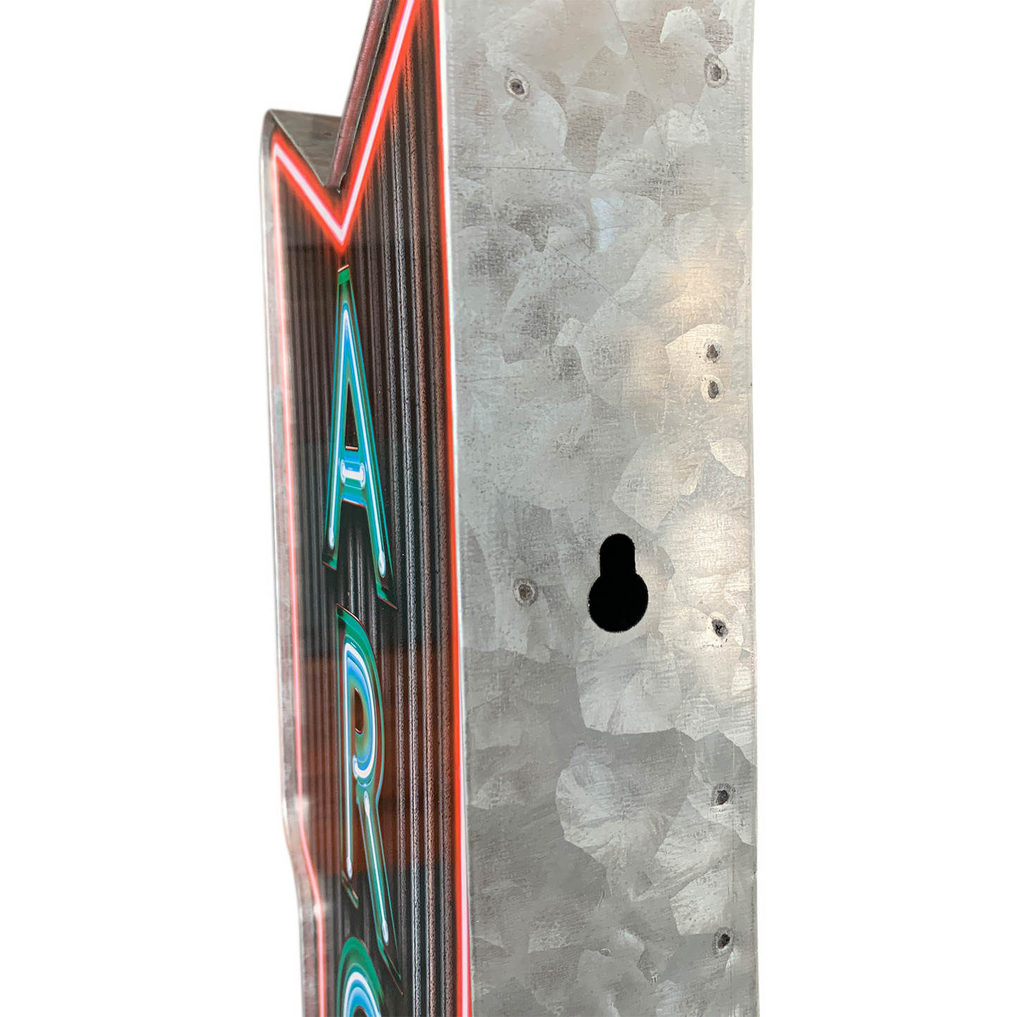 Arcade Neon Print LED Arrow Sign