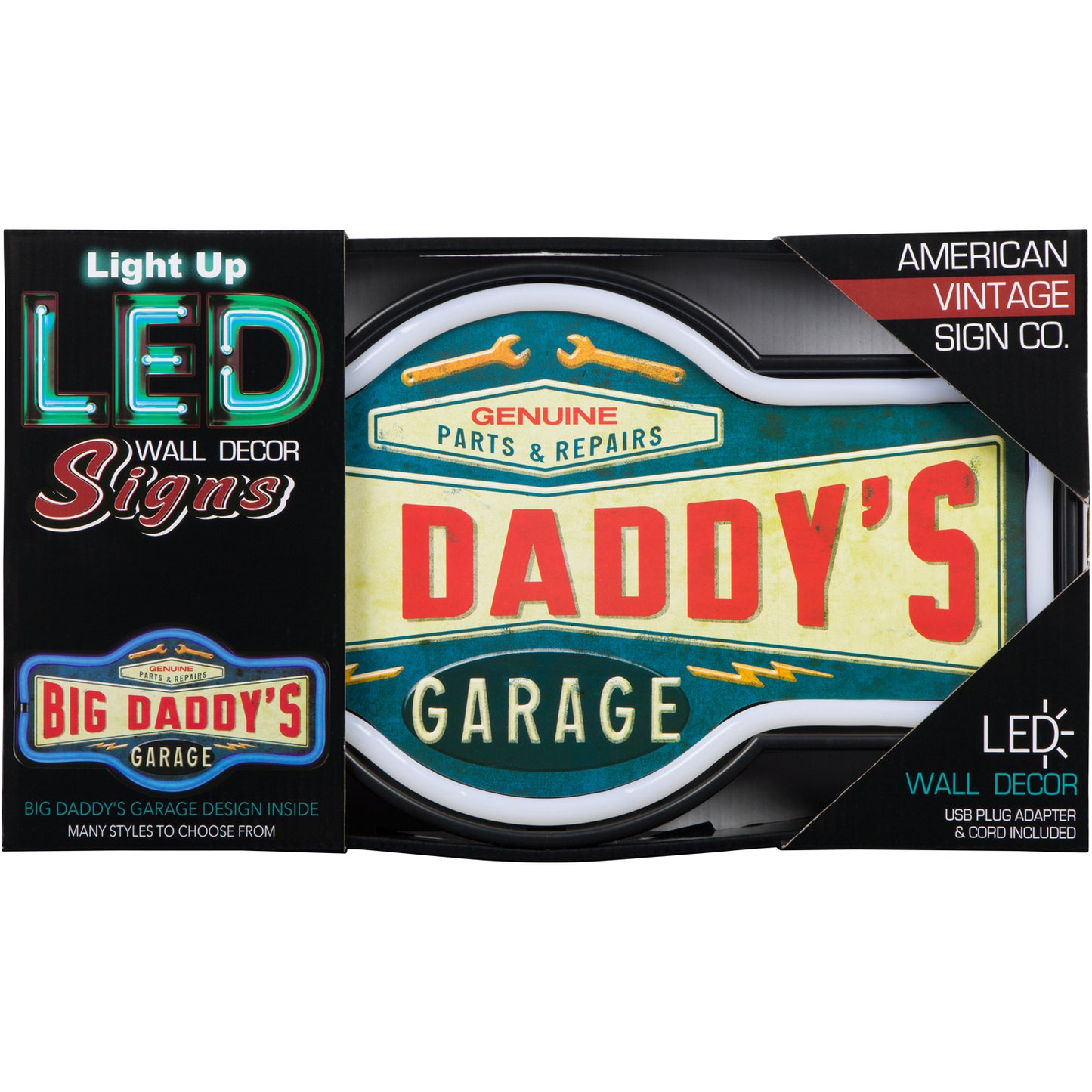 Big Daddy's Garage LED Neon Sign