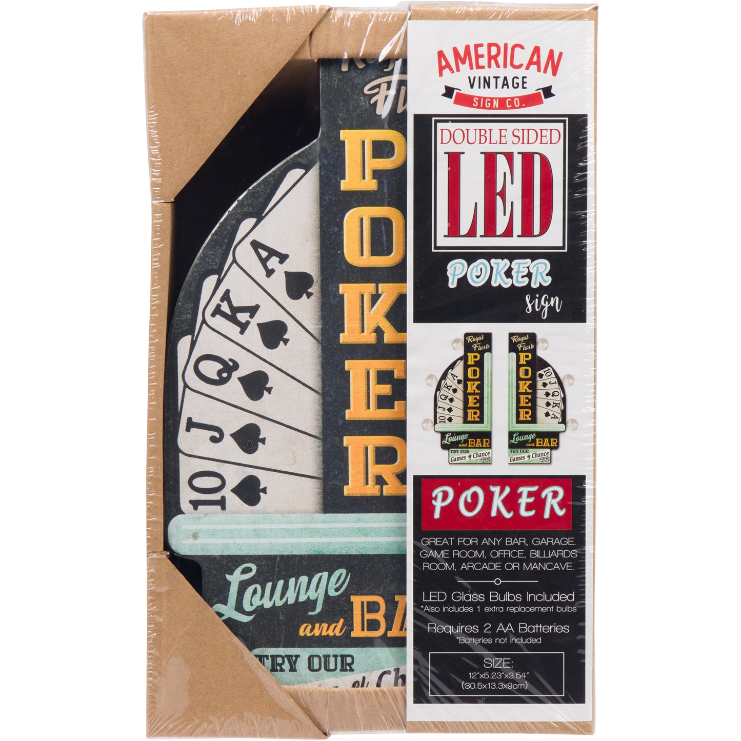 Poker Mini LED Sign
