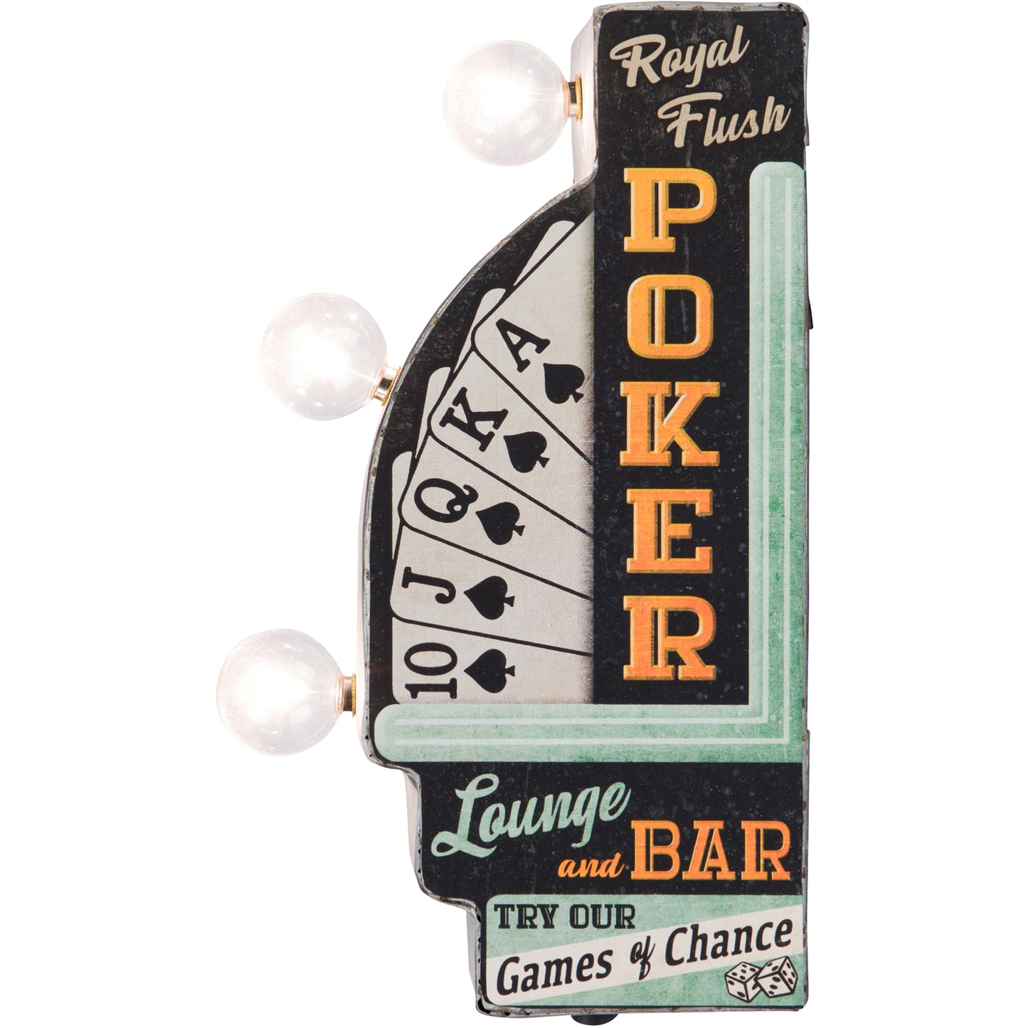 Poker Mini LED Sign