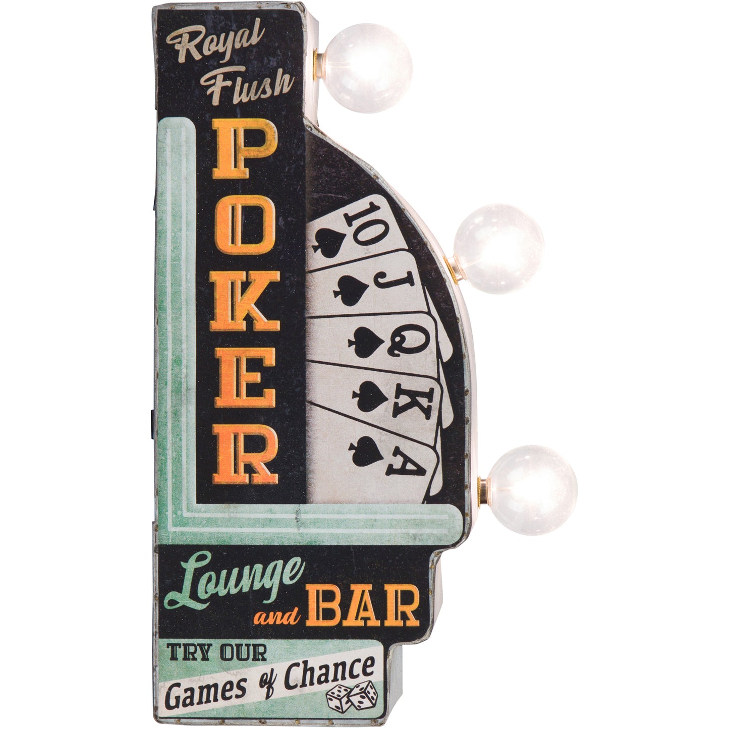 Poker Mini LED Sign