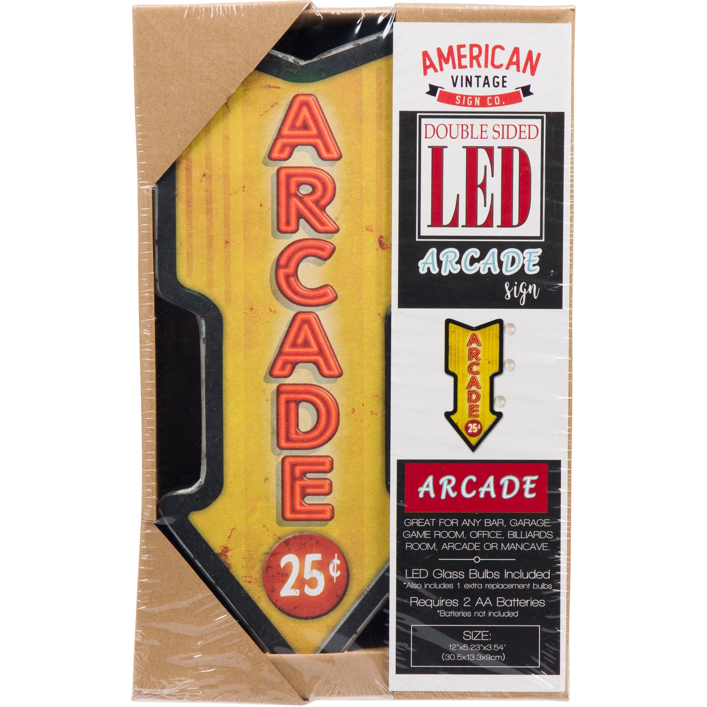Arcade Mini LED Arrow Sign