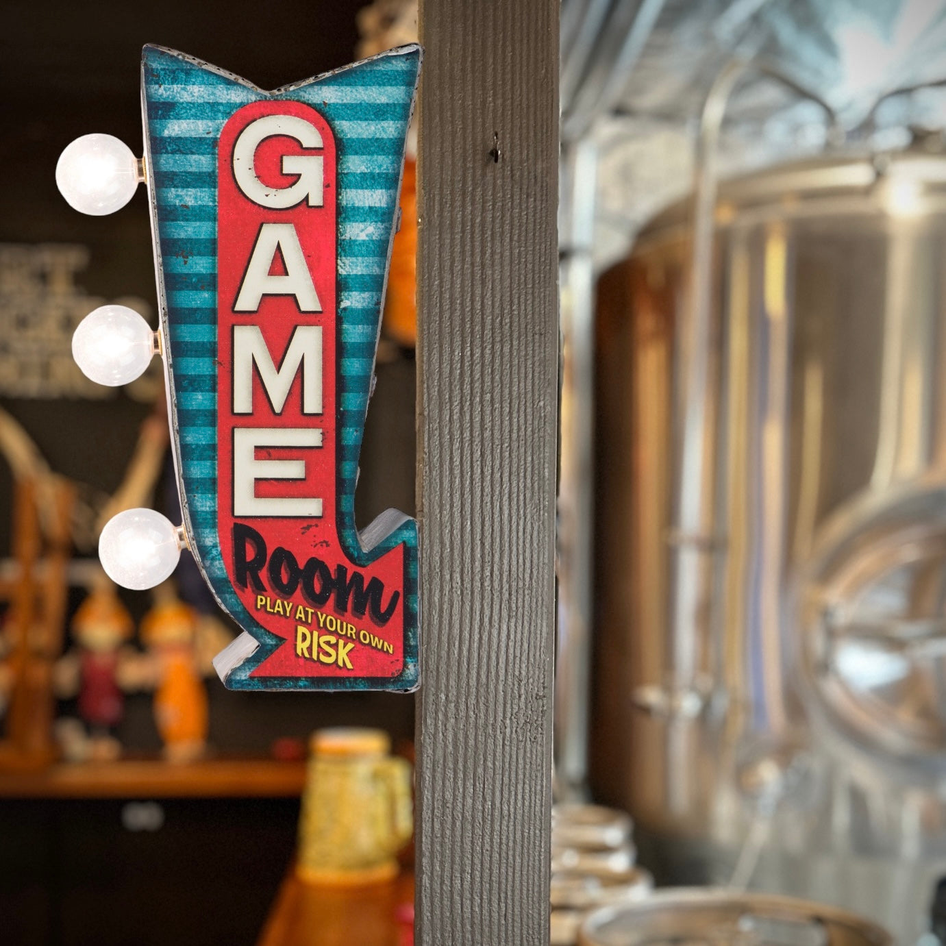 Game Room Mini LED Arrow Sign