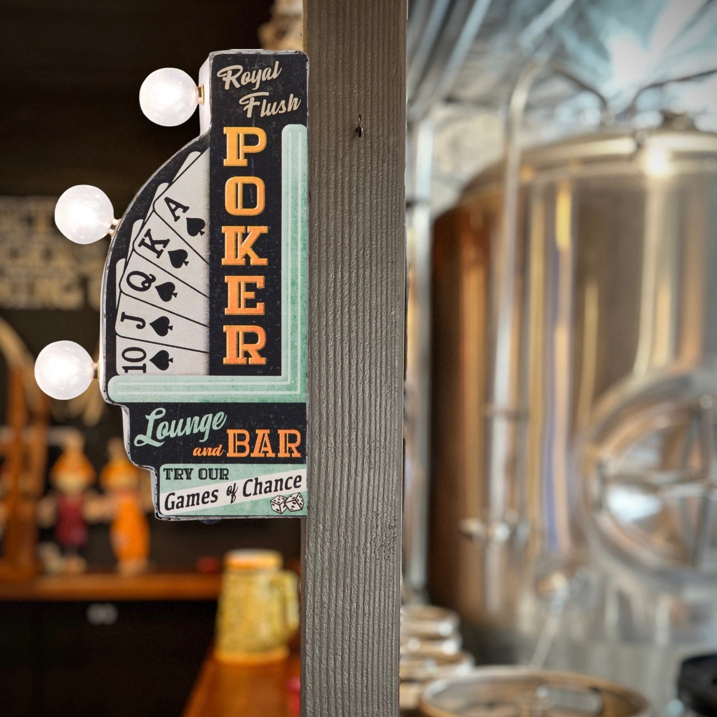 Poker Mini LED Sign
