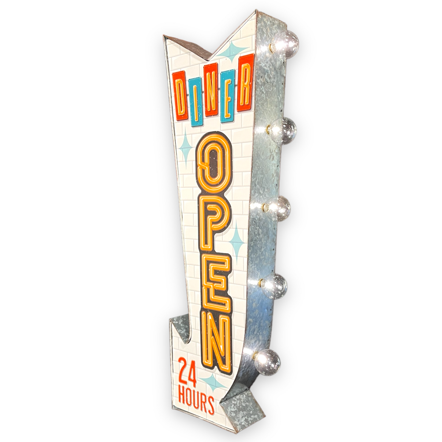 Diner Open LED Arrow Sign