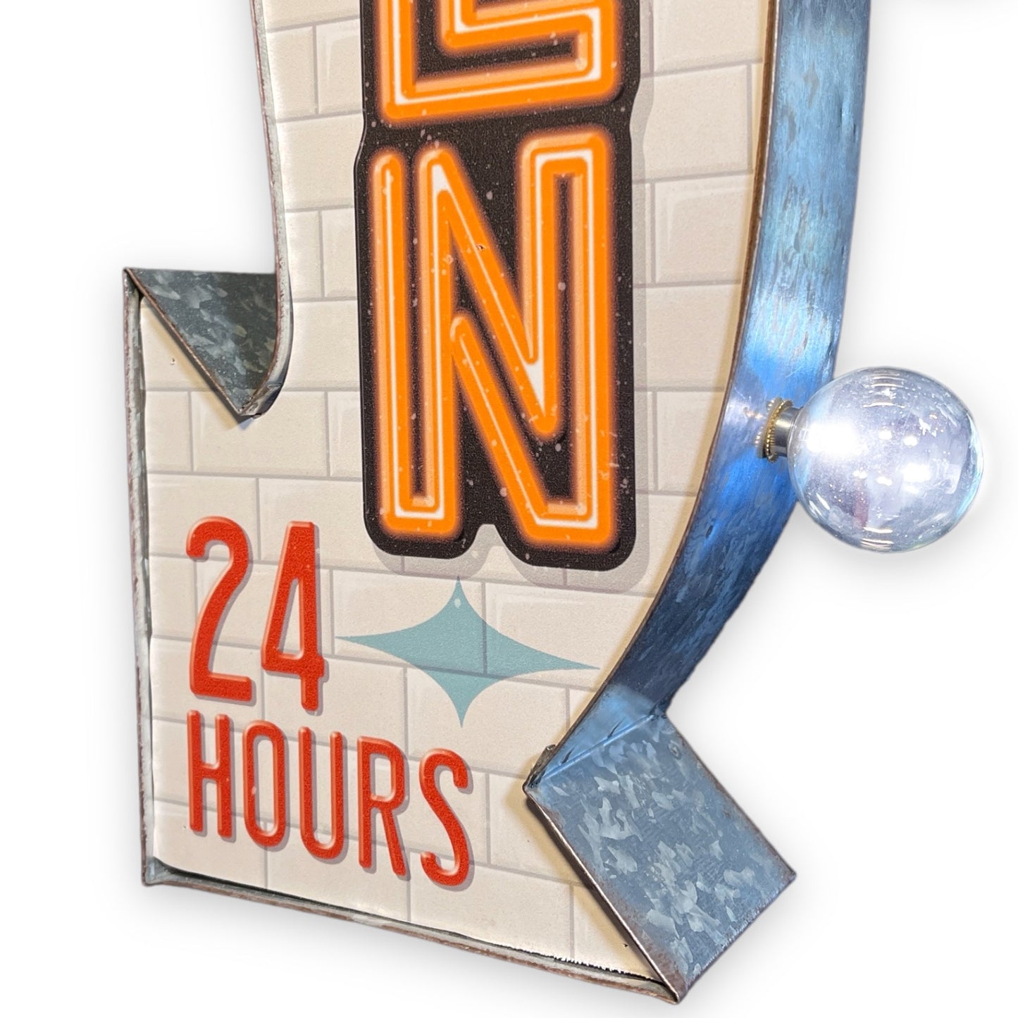 Diner Open LED Arrow Sign