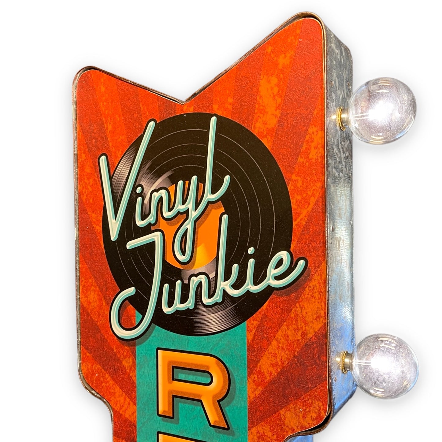 Record Shop LED Arrow Sign