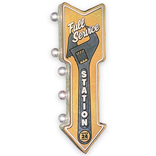 Full Service Station LED Arrow Sign