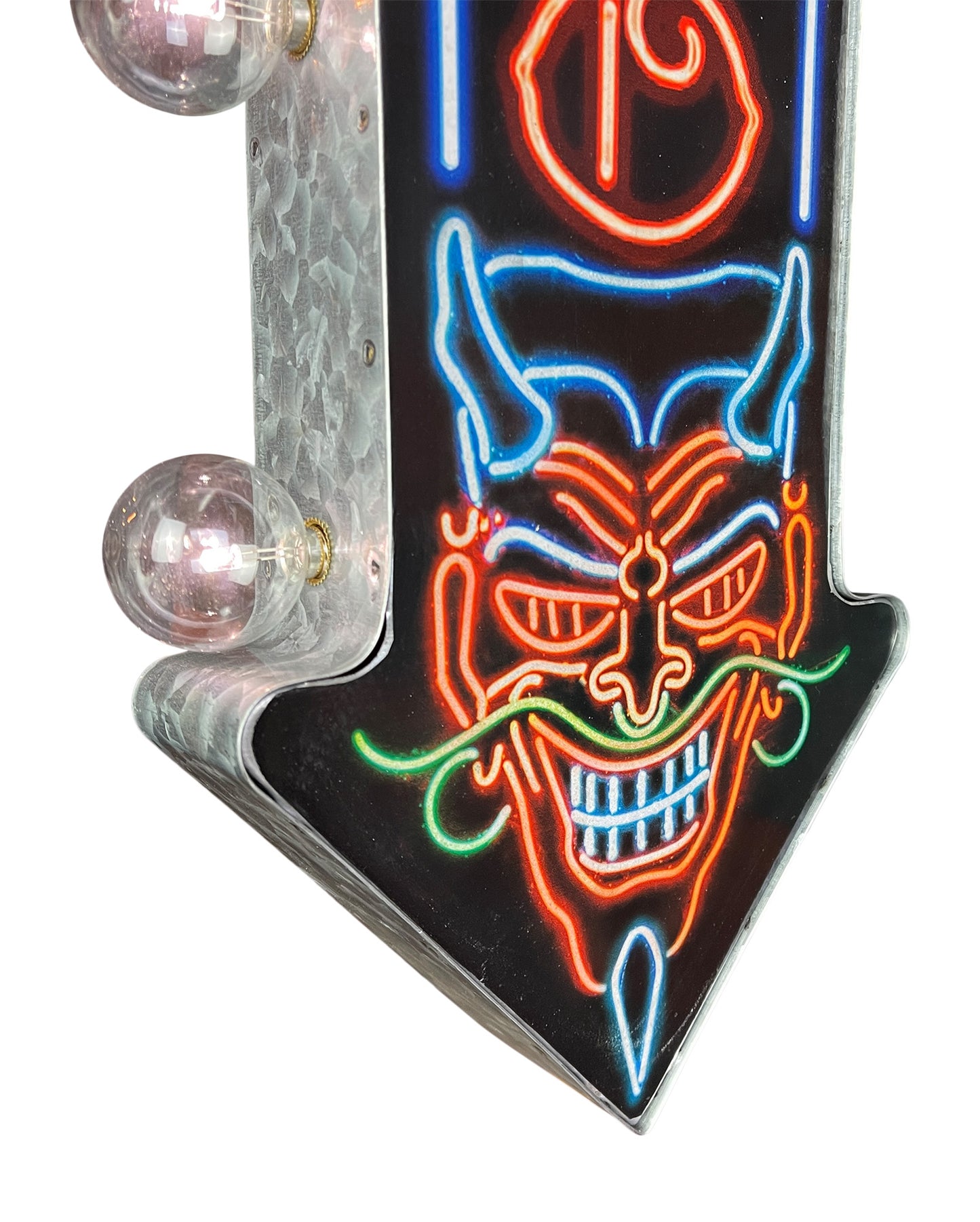 Tattoo Neon Print LED Arrow Sign