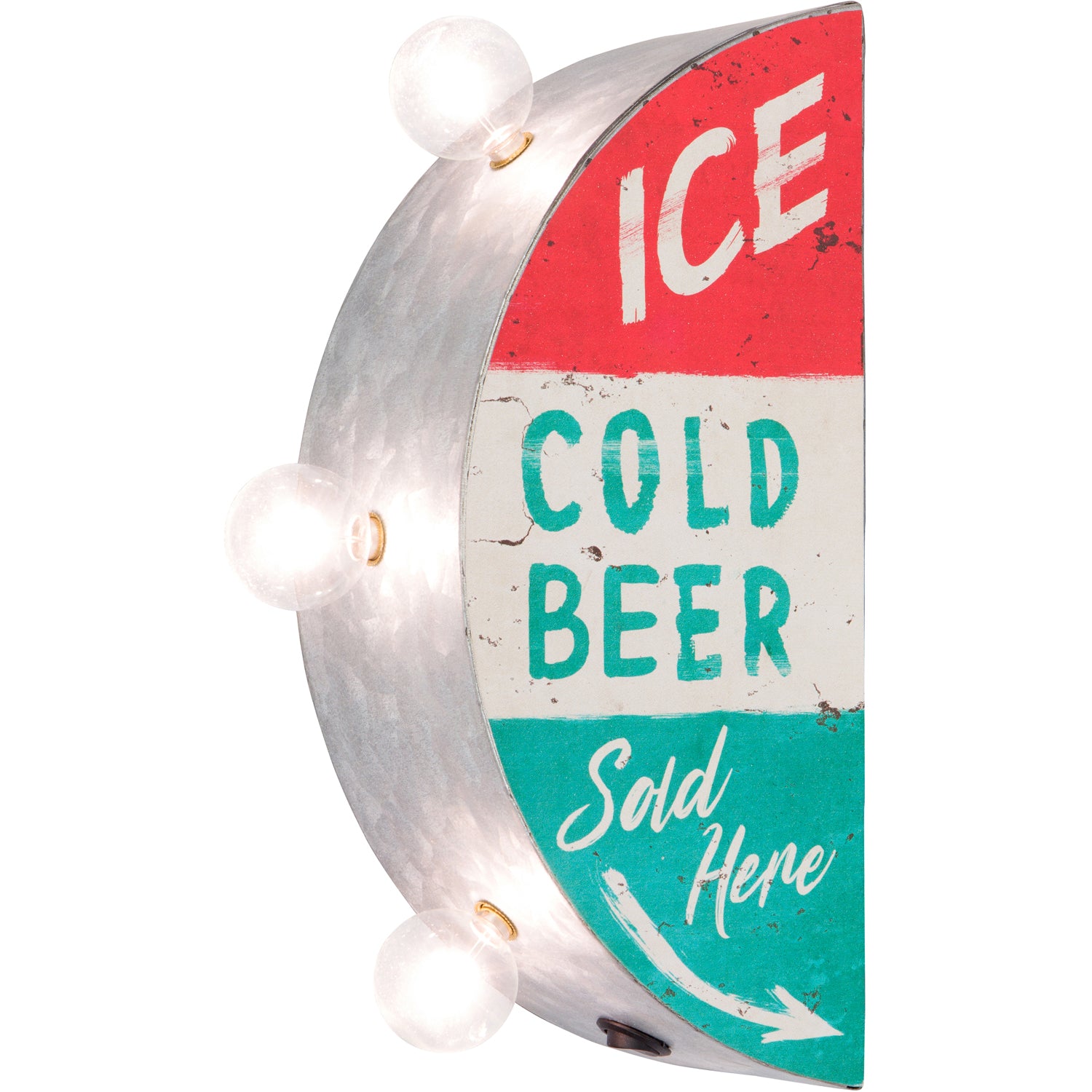 Ice Cold Beer Mini LED Sign – Cold Pizza Sign Co.