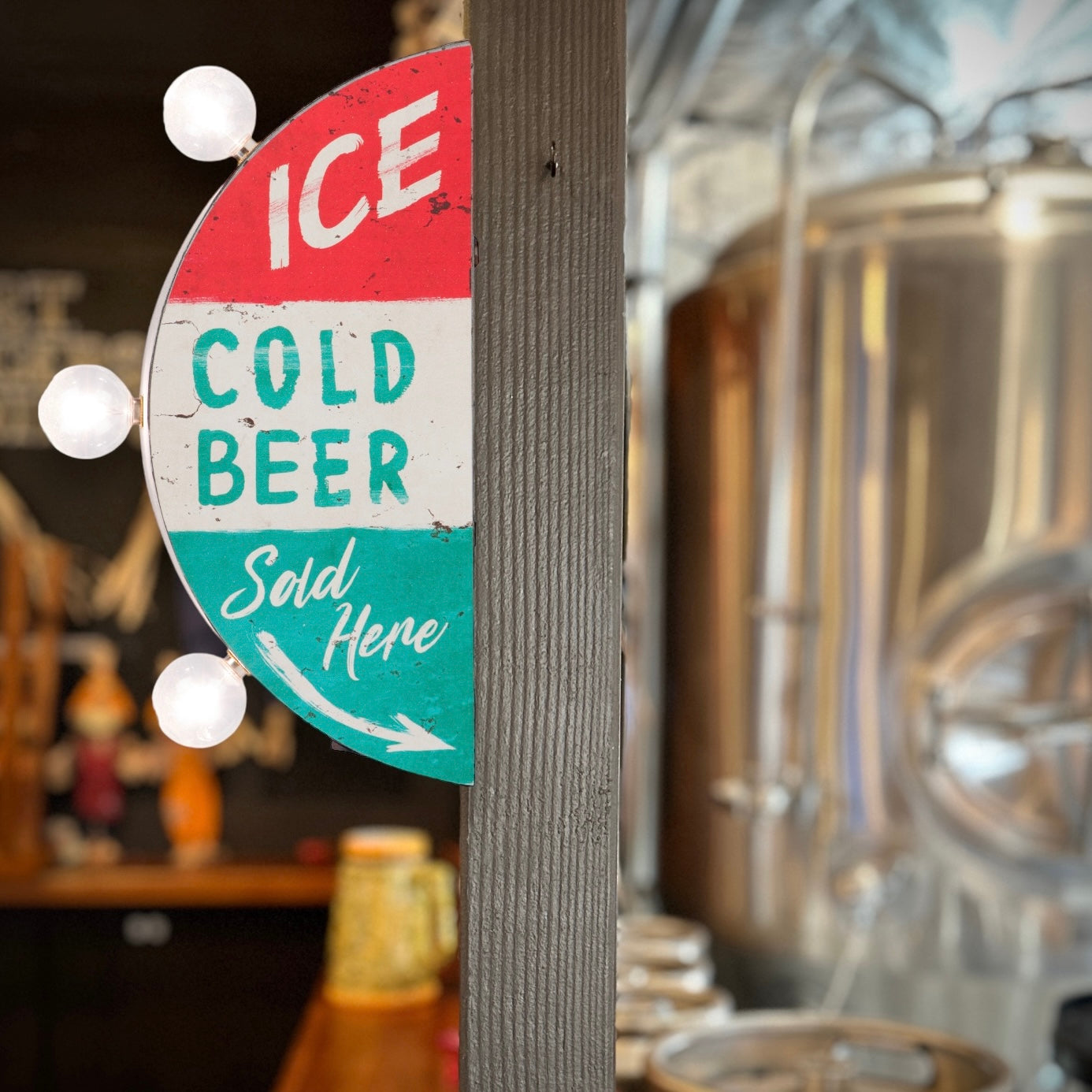 Ice Cold Beer Mini LED Sign