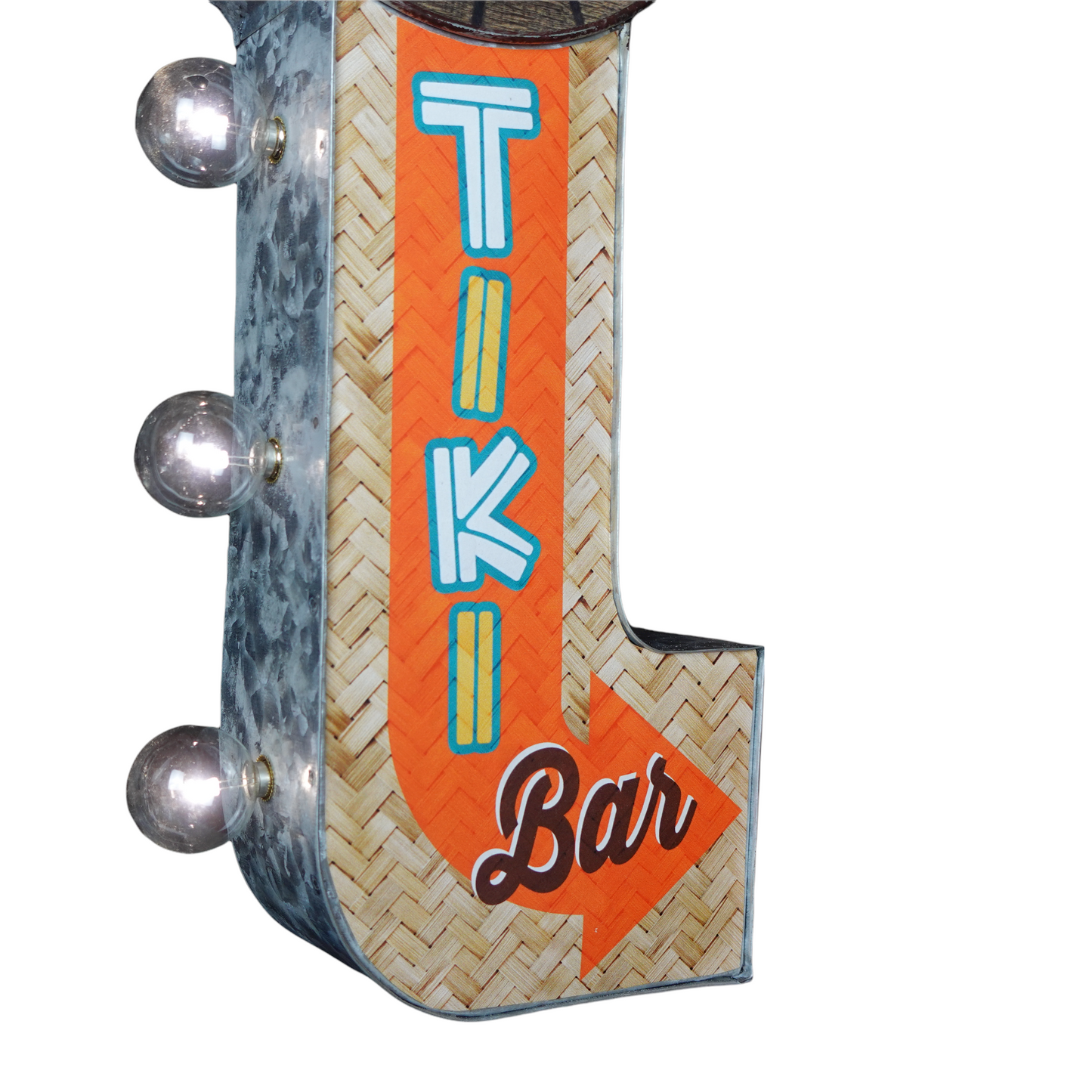 Tiki Bar LED Bamboo Sign