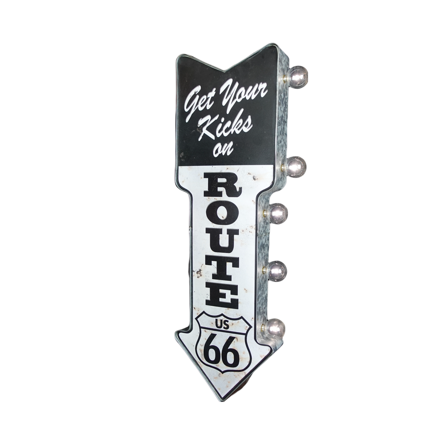 Route 66 LED Arrow Sign